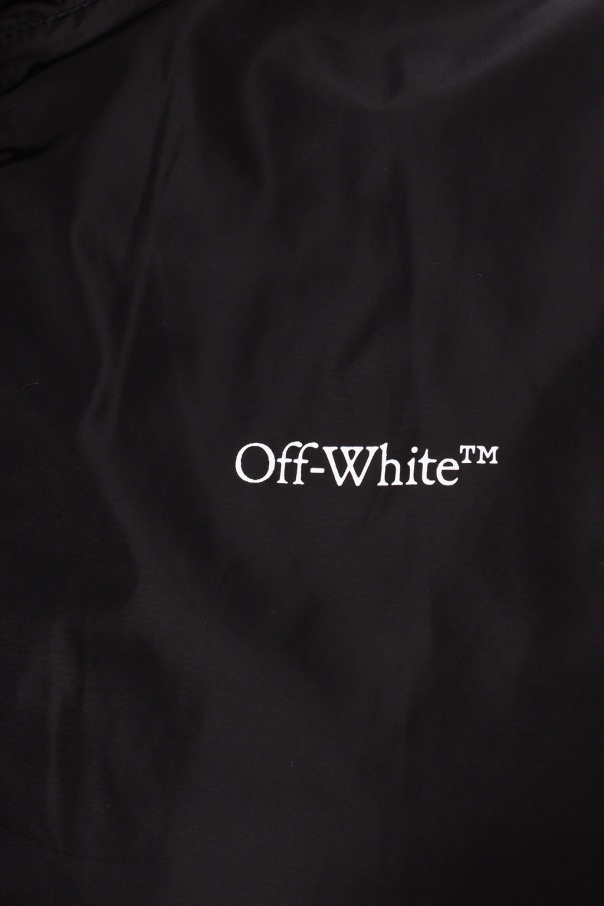 緊急セール【Off-White】Cargo Round PKT Jacket★送料関税込 Track jacket with logo Off - White - SchaferandweinerShops